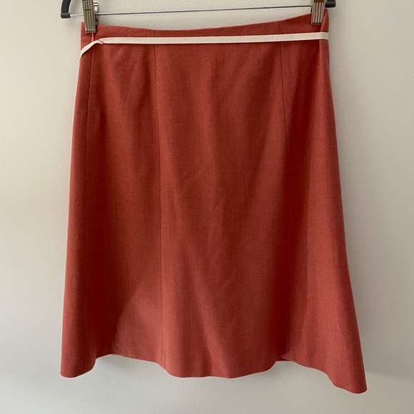 J Crew Red Skirt with Original Ribbon Size 4 - Picture 4 of 4